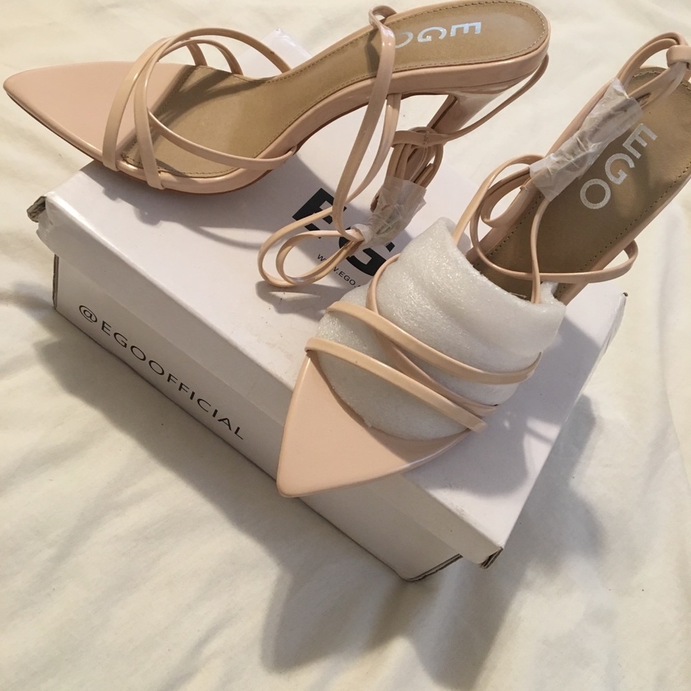 Strappy heels